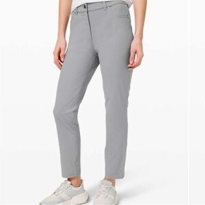 Lululemon City Sleek 5 Pocket 7/8 Pant Rhino Grey size 4